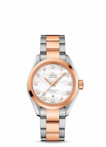 Omega Seamaster Aqua Terra 150M Master Co-Axial Stainless Steel / Red Gold / MOP / Bracelet 231.20.34.20.55.001 (23120342055001)